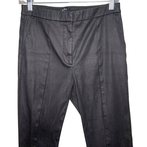 Aritzia Talula Coated Cigarette Pants Size 6 - Picture 2 of 8